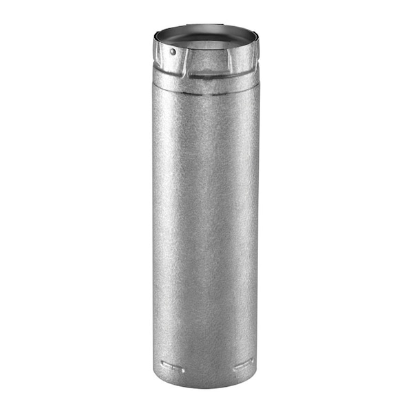 DuraVent PelletVent 4 in. D X 12 in. L Steel Vent Pipe